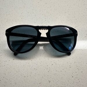 Persol 714 Steve McQueen Black Sunglasses